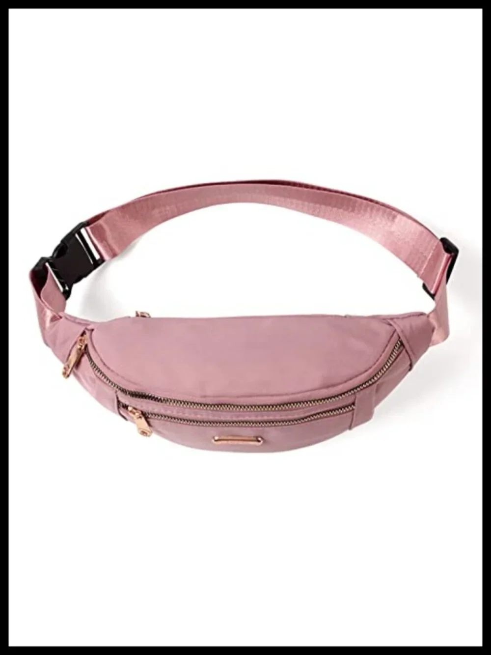 Waterproof Nylon Crossbody Fanny Pack Waist Bag Adjustable Strap Travel